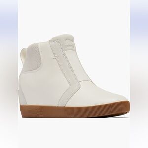 Sorel out n about Suede Slip-On wedge Booties